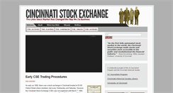 Desktop Screenshot of cincinnatistockexchange.us